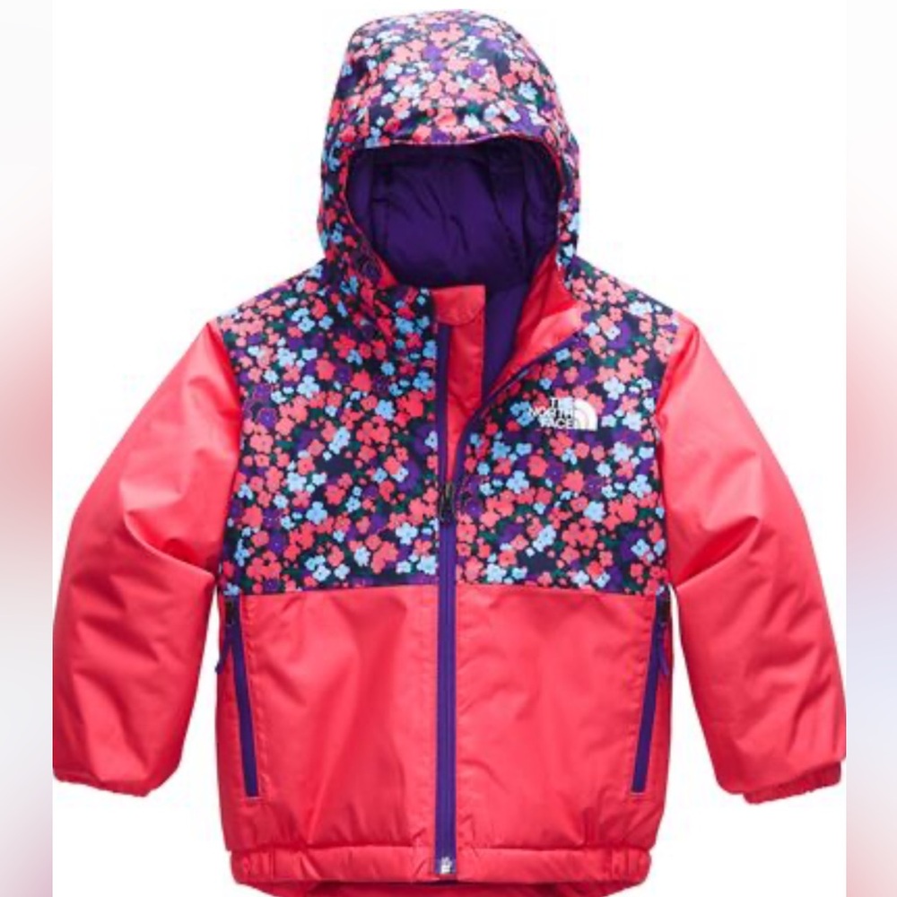 The North Face Snowquest insulated Toddler Jacket in Vibrant Purple - Picture 10 of 10